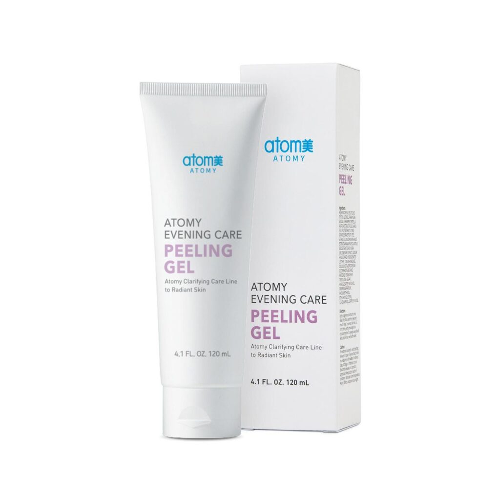 Atomy Evening Care Peeling Gel for gentle exfoliation and radiant skin – 120ml