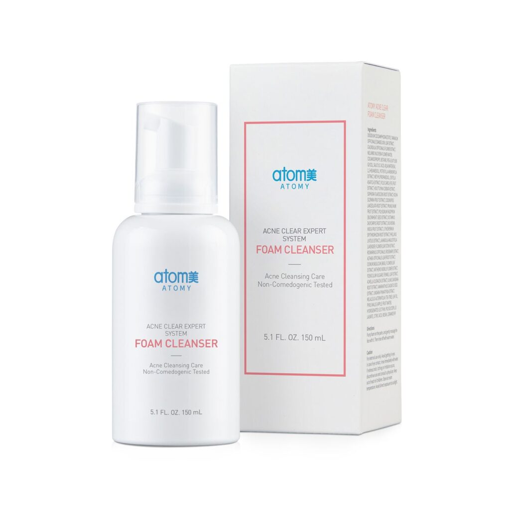 Atomy Acne Clear Foam Cleanser – 1.8% Salicylic Acid Acne Care Deep Cleanser
